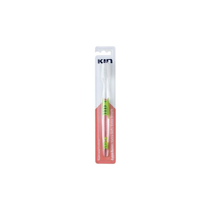 Kin Cepillo Dental Extra-Suave Extra Soft Clear Toothbrush