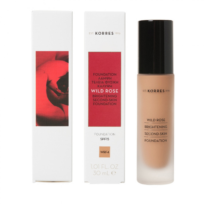 Korres Wild Rose Spf15 Cover Foundation Shade 04 30Ml