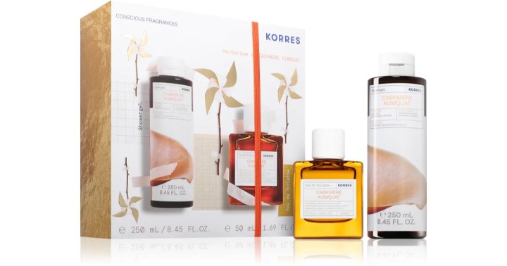 Korres Promo With Cashmere Kumquat Shower Gel, 250Ml & Eau De Toilette Women'S Fragrance, 50Ml