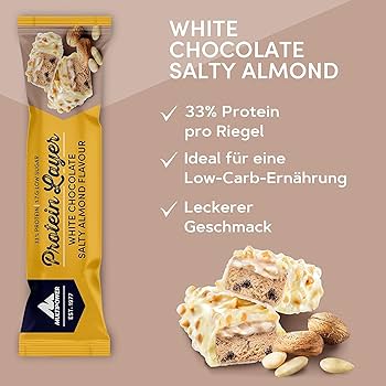 MULTIPOWER Protein Layer White Choco Salty Almond 50g
