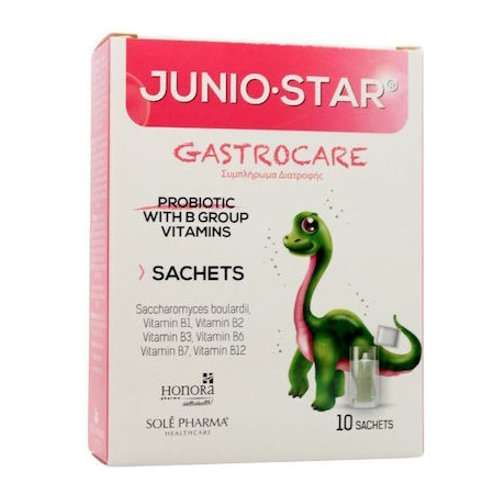 Junio ​​Star Gastrocare Nutritional Supplement With Probiotics And Vitamins Of The B Complex For The Child's Gastrointestinal System 10 Sachets