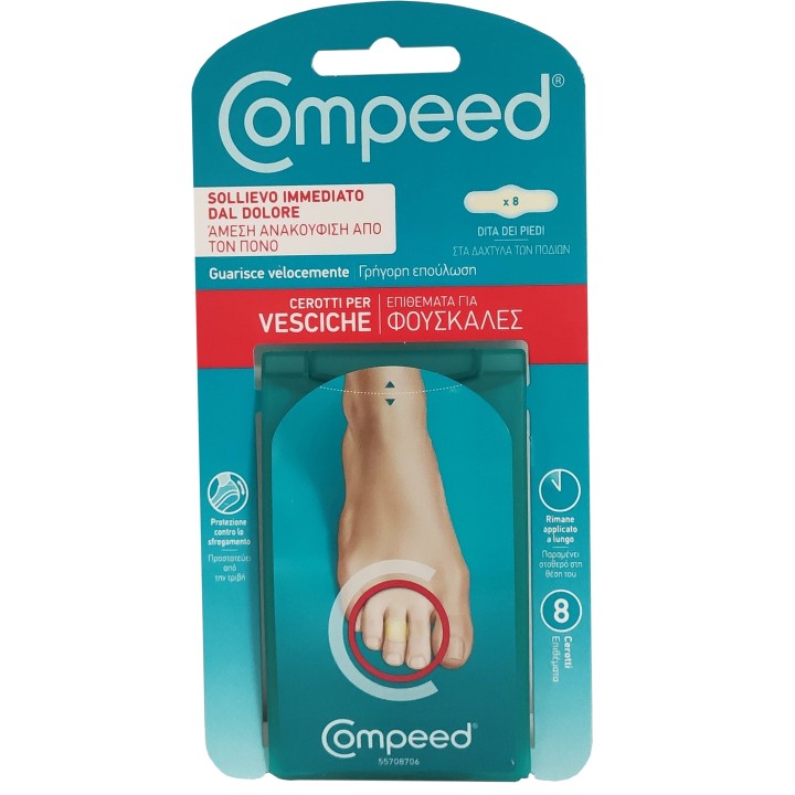 Compeed Pads For Blisters On The Toes 8Pcs
