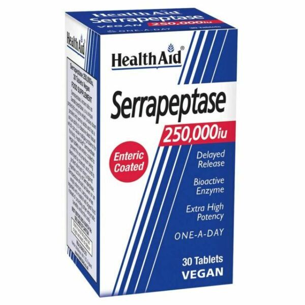 HEALTH AID SERRAPEPTASE 250,000 IU 30TAB