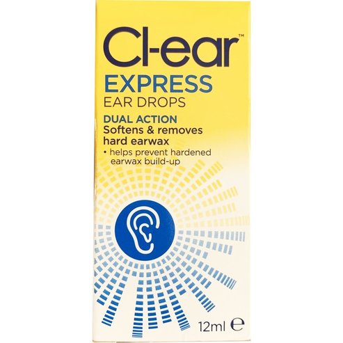 Cl Ear Express Ear Drops Dual Action 12Ml