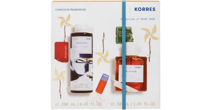 Korres Herbarium Of Blue Sage Set Shower Gel 250Ml & Eau De Toilette 50Ml
