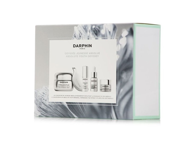 Darphin Absolute Youth Odyssey Promo Set Stimulskin Renewal Cream Care 50Ml Serum 5Ml Anti Aging Concentrate 5Ml Eye & Lip Contour Cream Care 5Ml & Massage Tool 1Set