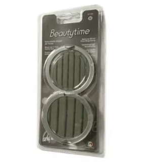 Beautytime Make Up Mirror In Black Colour & Stainless Steel Material