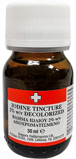 Iodine Tincture Decolorized 2% 30Ml