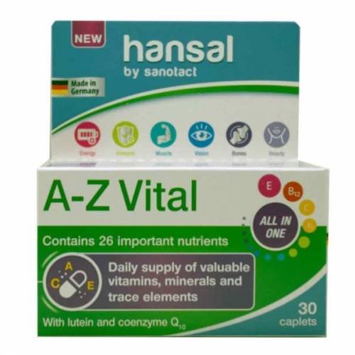Hansal A-Z Vital Multivitamin 30 Capsules