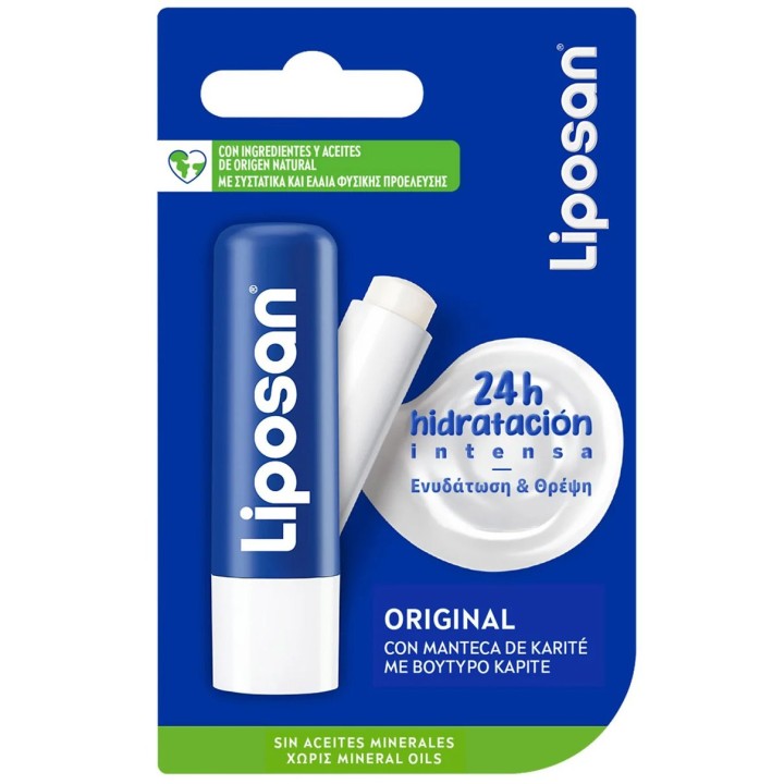 Liposan Original Care Lip Balm Blister, 4.8G