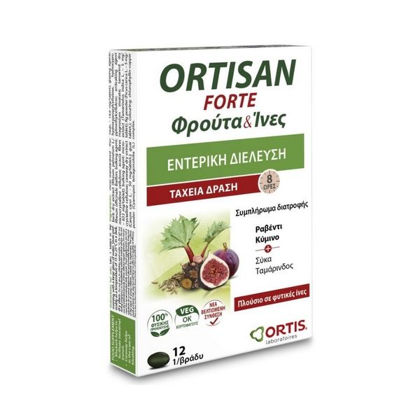 Ortis Fruits & Fibres Strong 12 Tablets