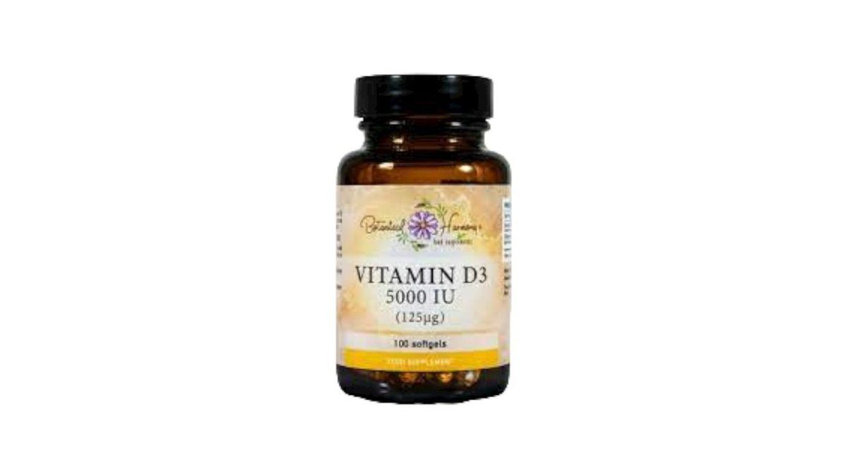 Botanical Harmony Vitamin D 5000IU 100 softgels