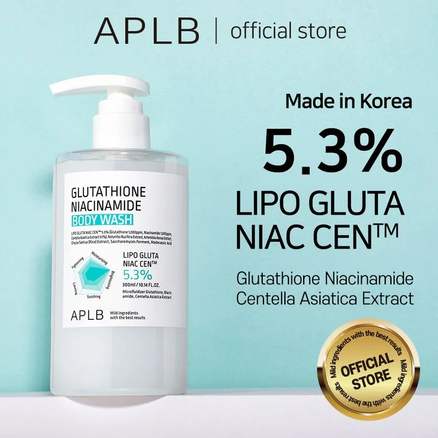 APLB Glutathione Niacinamide Brightening Body Wash - 300ml