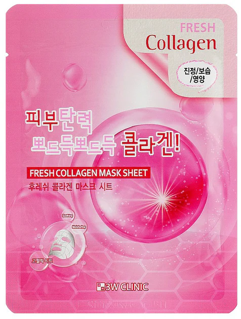 3W CLINIC Fresh Collagen Sheet Mask