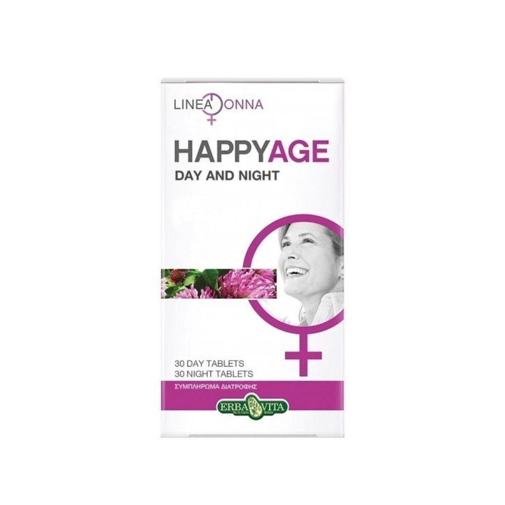 Erba Vita Happy Age Day & Night, Caps, 30+30