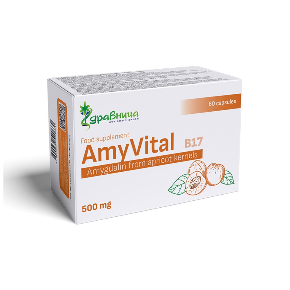 AmyVital B17, 500 mg, 60 Capsules, Zdravnitza