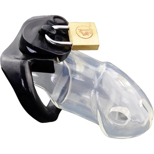 Rikers Locking Chastity Device – Clear
