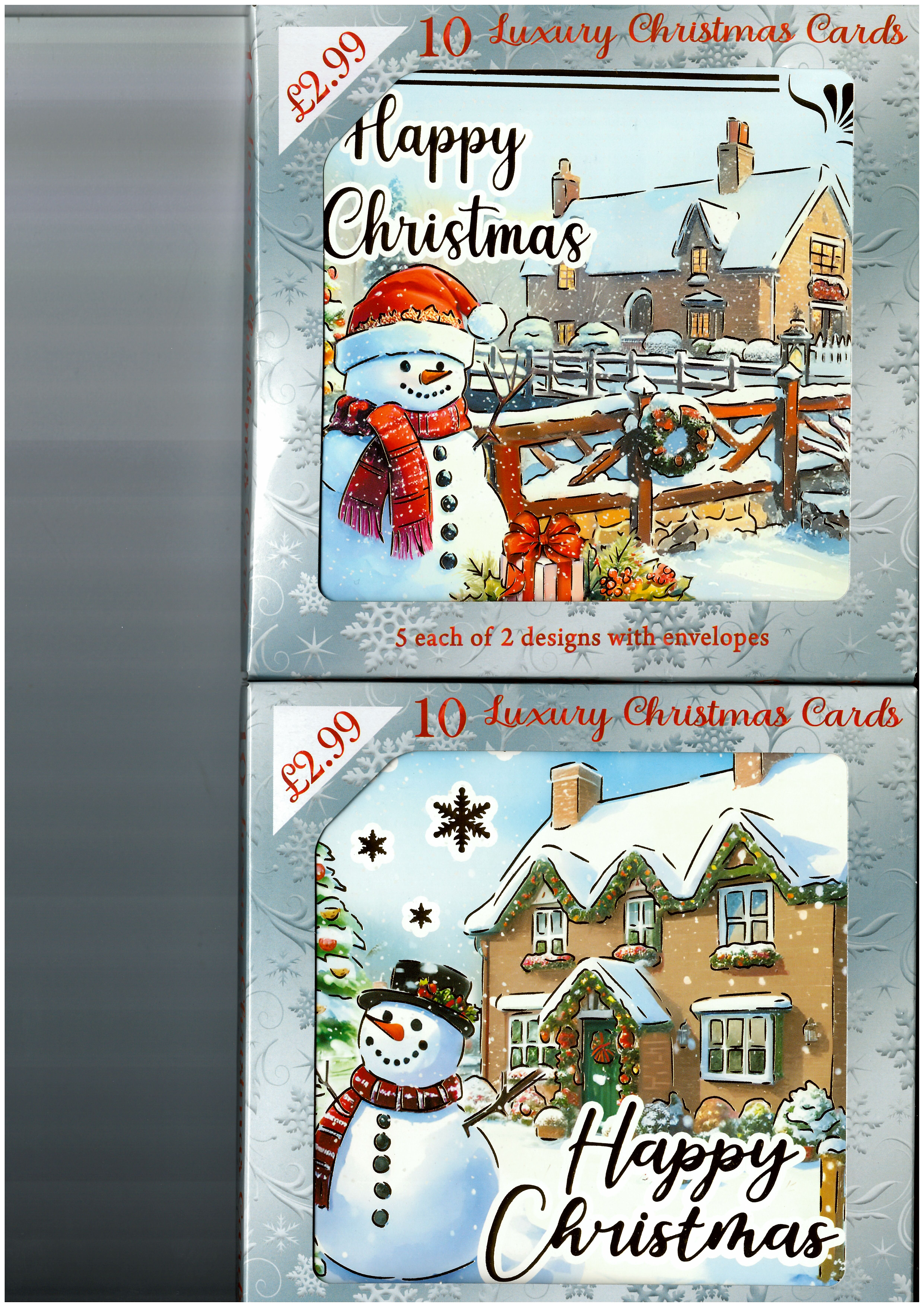 Merry Christmas Pack Of 10 Xslab1212B