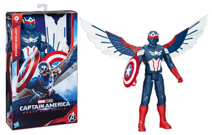 MARVEL CAPTAIN AMERICA RED DELUXE TITAN FIGURE F9301