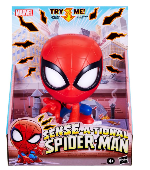 MARVEL SPIDERMAN SENSE A TIONAL SPIDERMAN FIGUER SPEAKS IN ENGLISH G0732