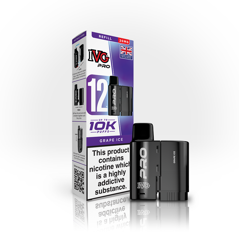 IVG PRO REFILL 17-GRAPE 10K PUFFS