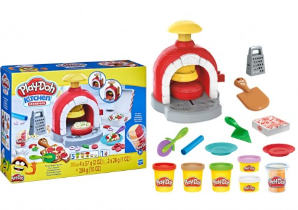 PLAY DOH KITCHEN CREATIONS PIZZA OVEN PLAYSET F4373