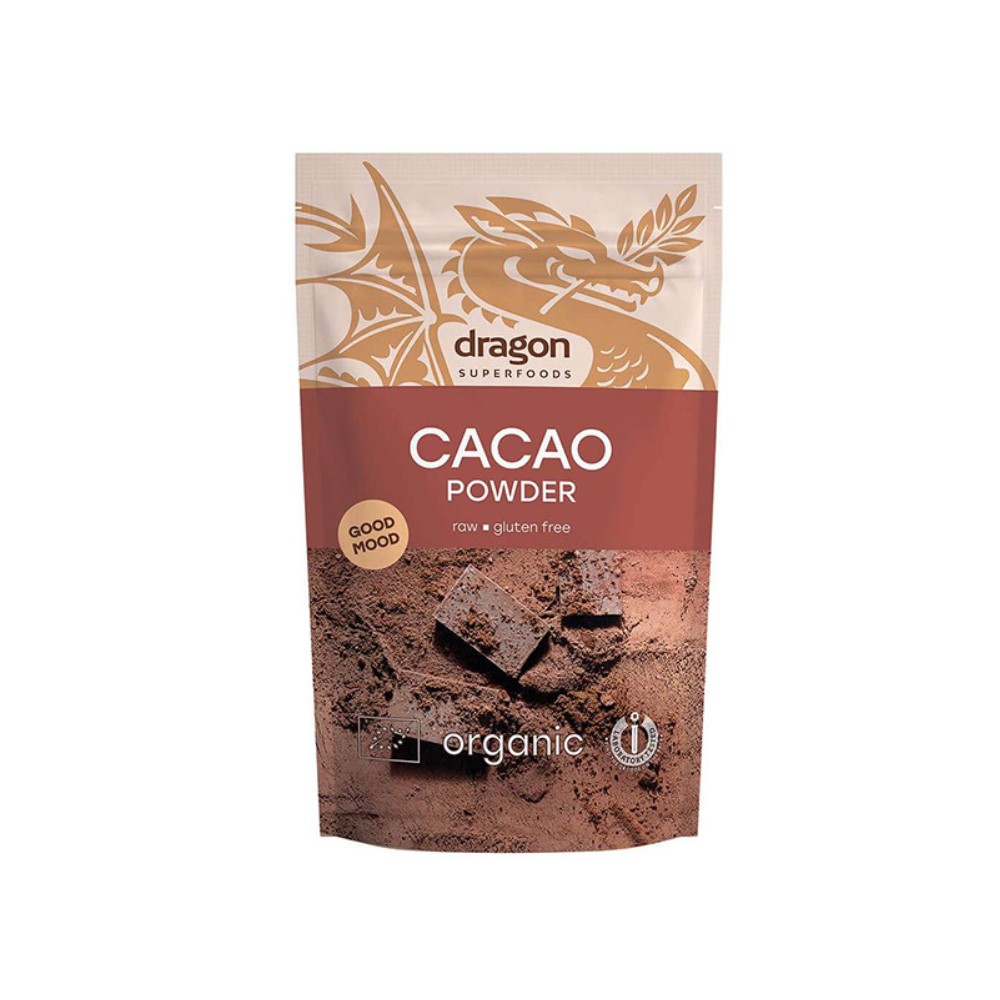 Organic Cacao Powder, 200 g, Dragon Superfoods