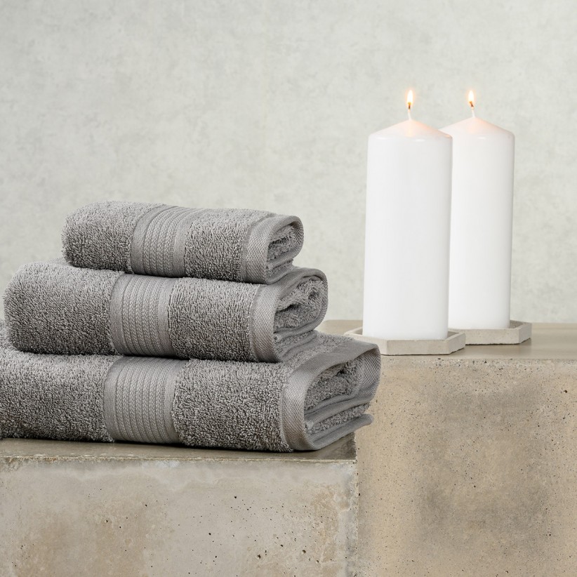 KENZO SET OF 3 TOWELS 450gr GREY COLOR