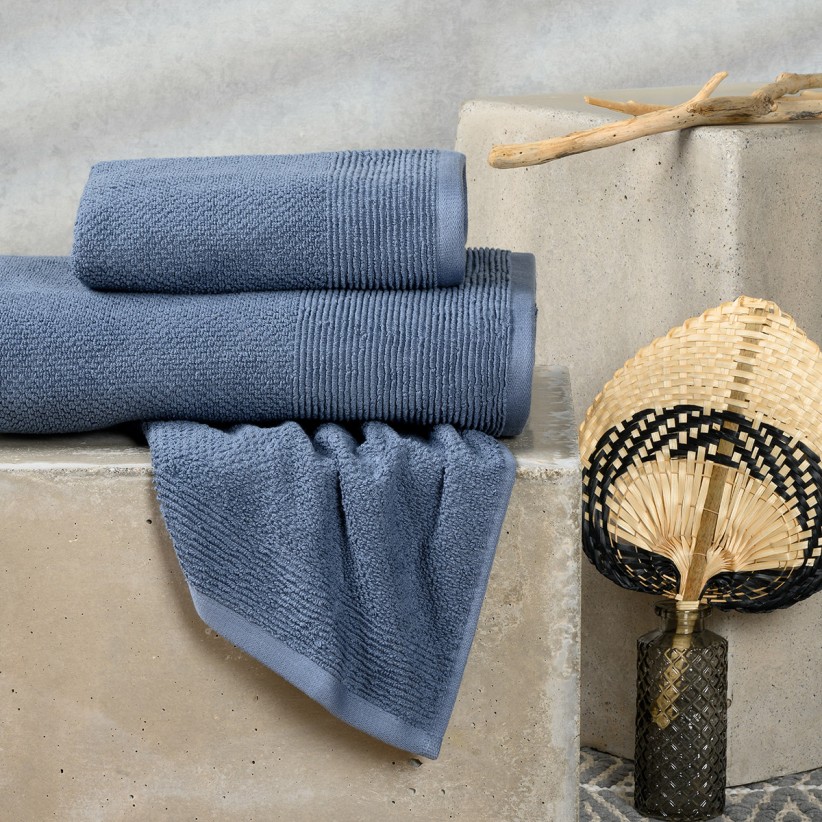 HAUS SET OF 3 TOWELS JEAN COLOR