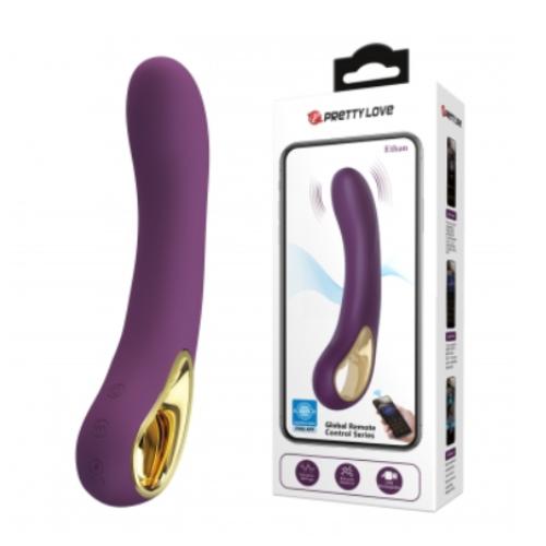 Pretty Love Ethan Global App Control Vibrator – Purple