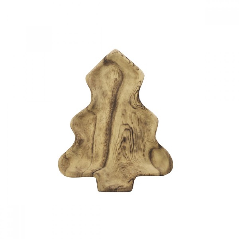 WOODEN CHRISTMAS TREE TRAY