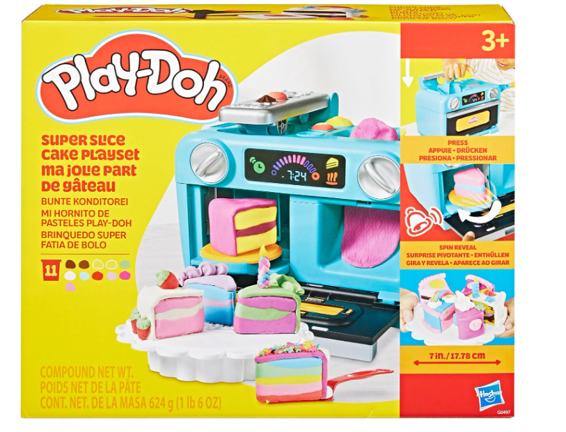 PLAY DOH AND MORE UPER SLICE CAKE PLAYSET G0497