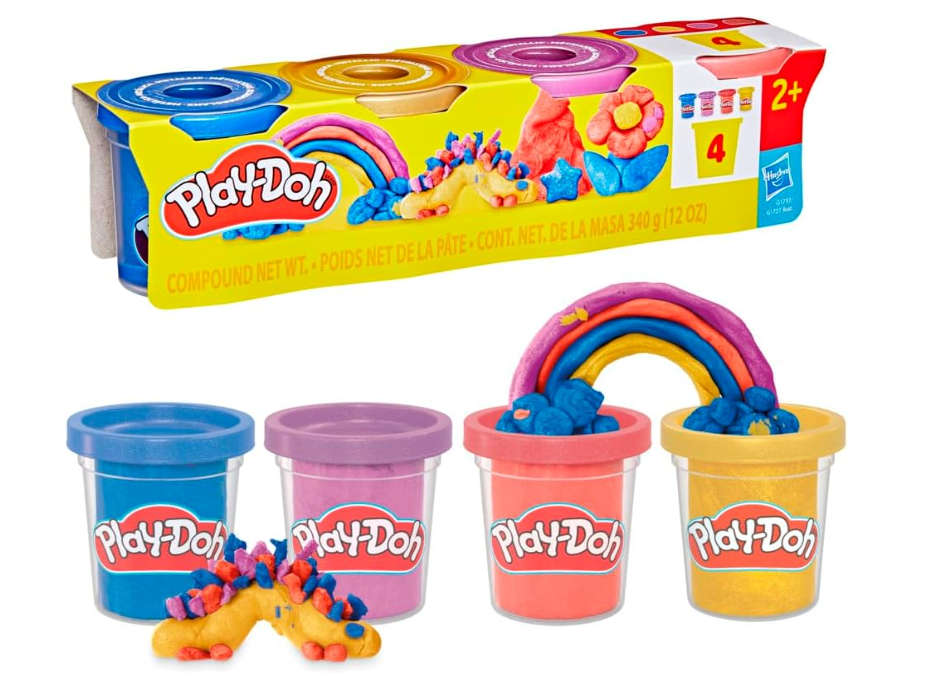 PLAY DOH METALLICS 4 PACK G1737
