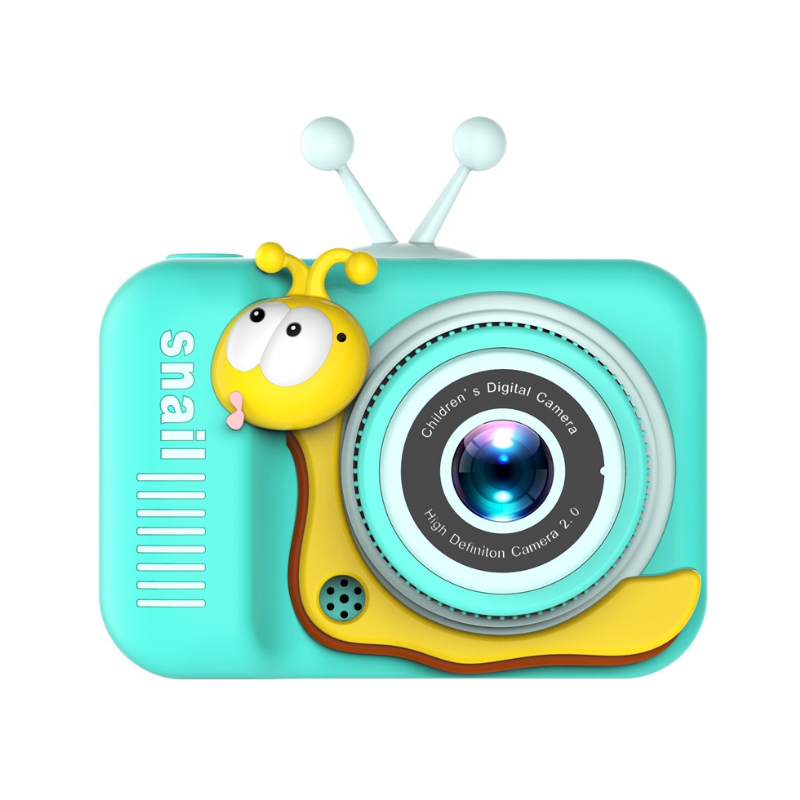 Children's digital camera Q2 – Snail – Green