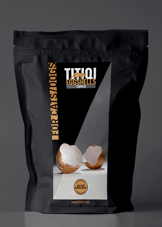 Titiqi-Eggshell Powder-Natural Calcium Supliment for Cats,Dogs -500gr