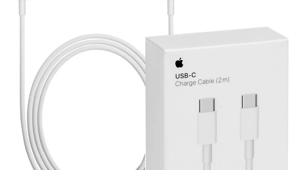 APPLE CHARGE CABLE USB-C MALE TO USB-C WHITE 240W 2M MLL82ZM/A