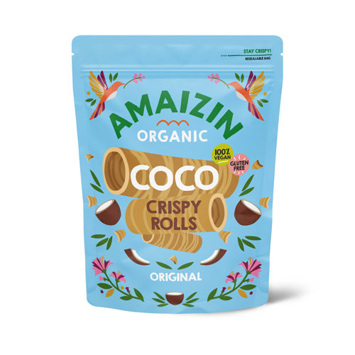 Amaizin Organic Coco Crispy Rolls 140g