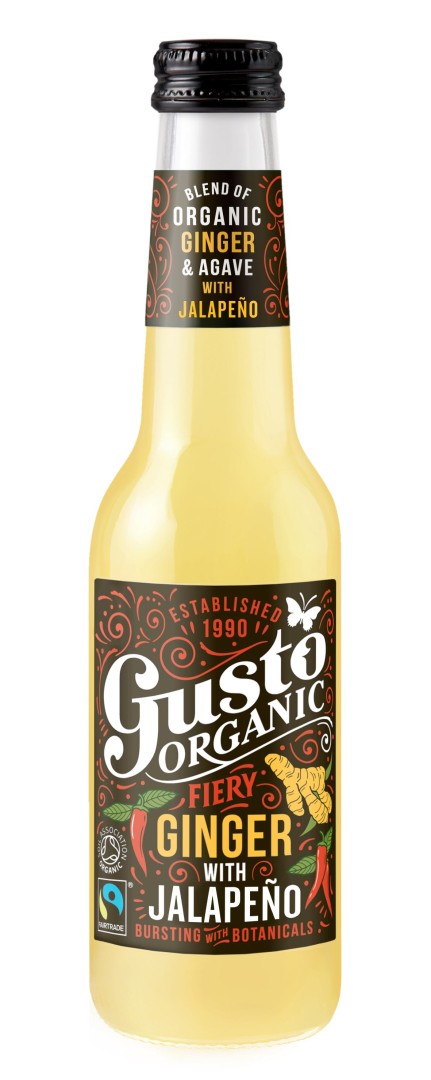 Gusto Organic Fairtrade Fiery Ginger 275mL