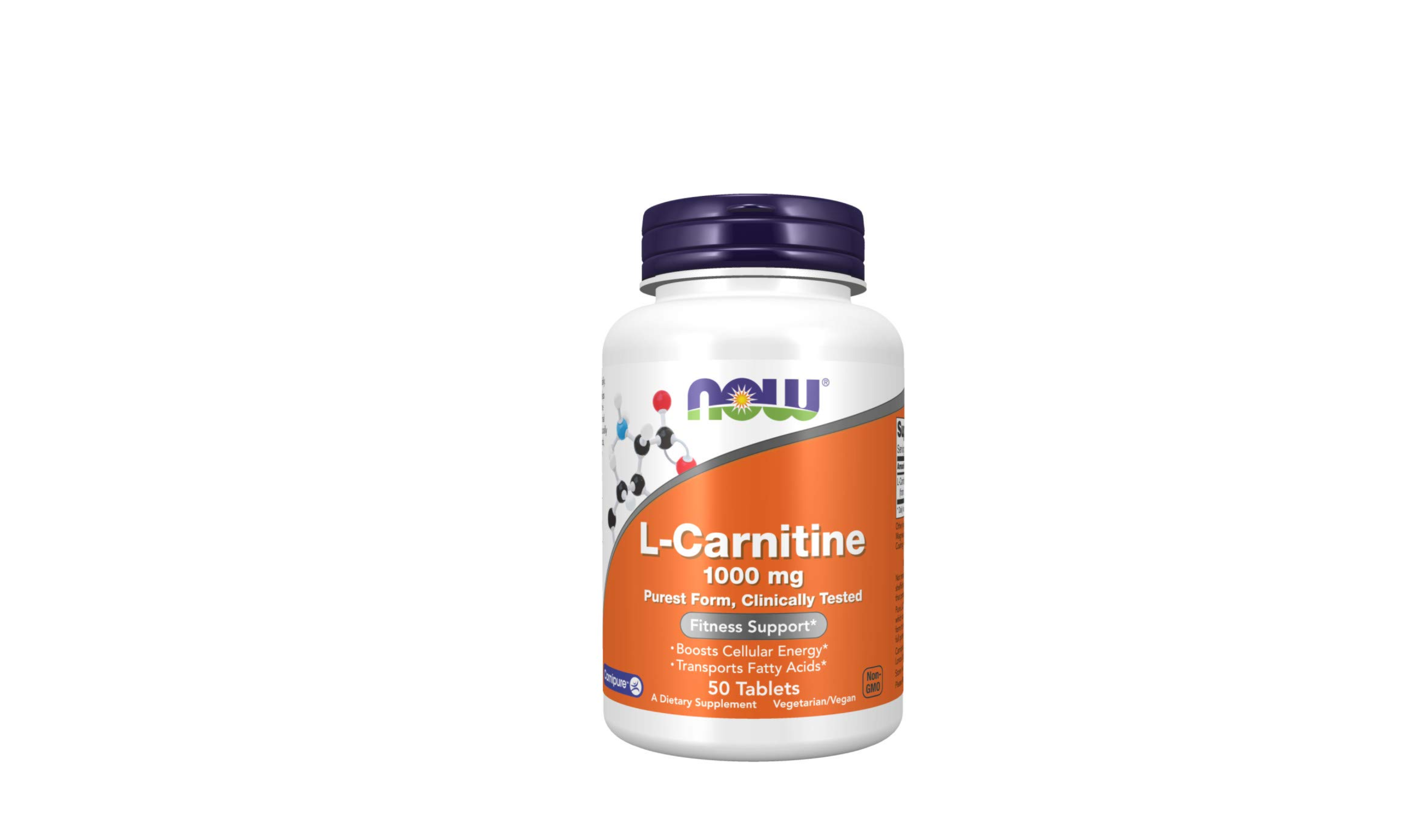 Now L-carnitine Tablets 50 X 1000mg