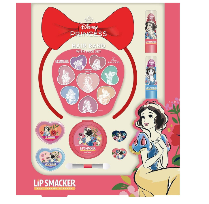 DISNEY LIP SMACKER SNOW WHITE HAIR BAND WITH FACE SET
