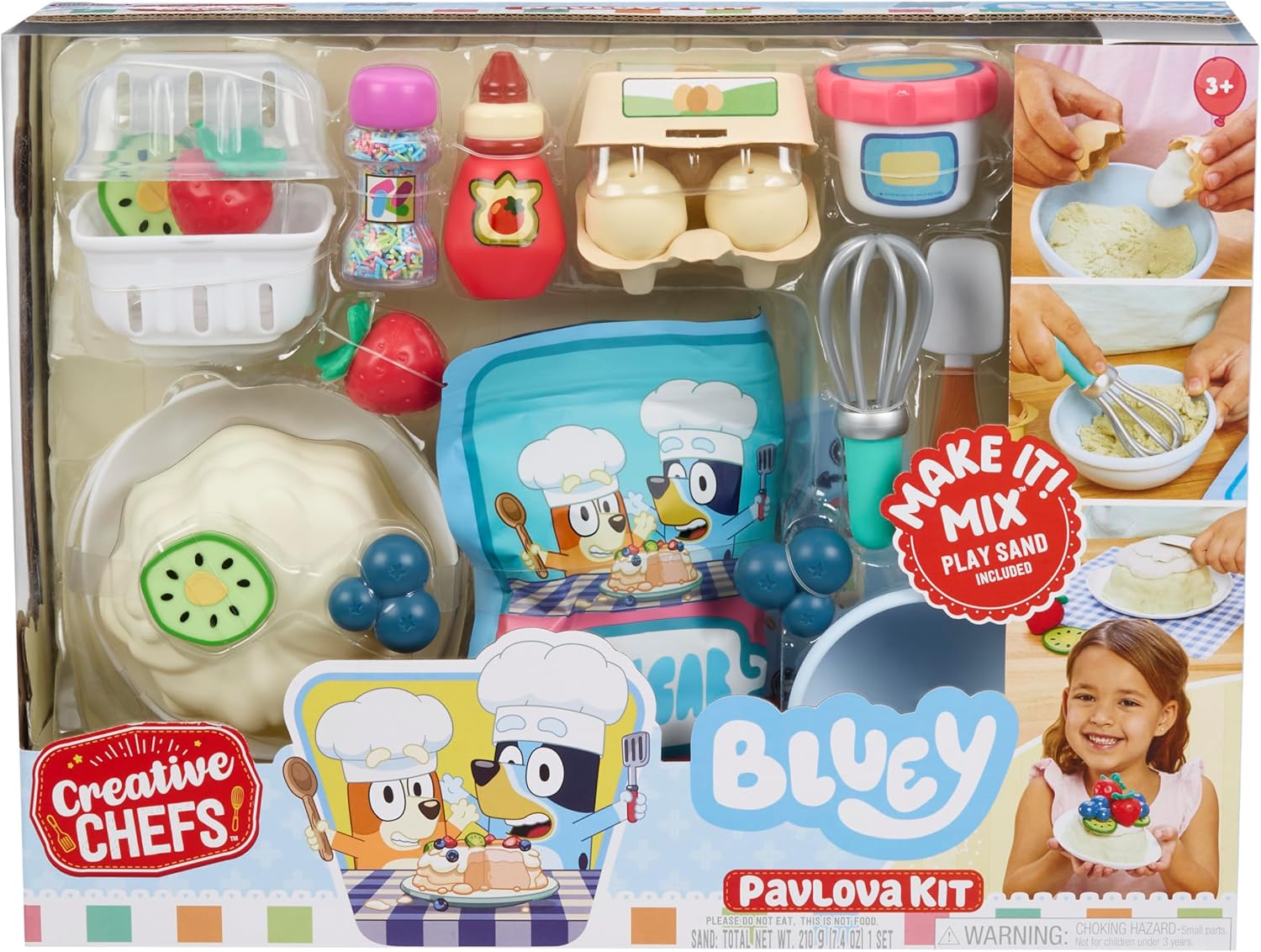 LITTLE TIKES CREATIVE CHEF SET PAVLOVA BLUEY