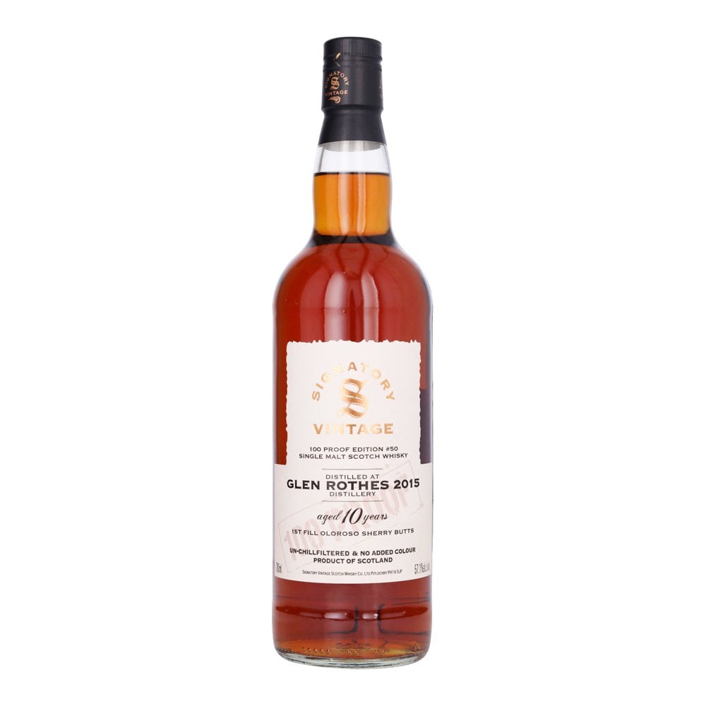 SIGNATORY - GLENROTHES 10 Year Old 2015 70cl