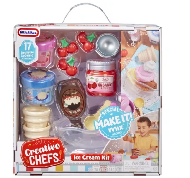 LITTLE TIKES CREATIVE CHEF SET ICE CREAM