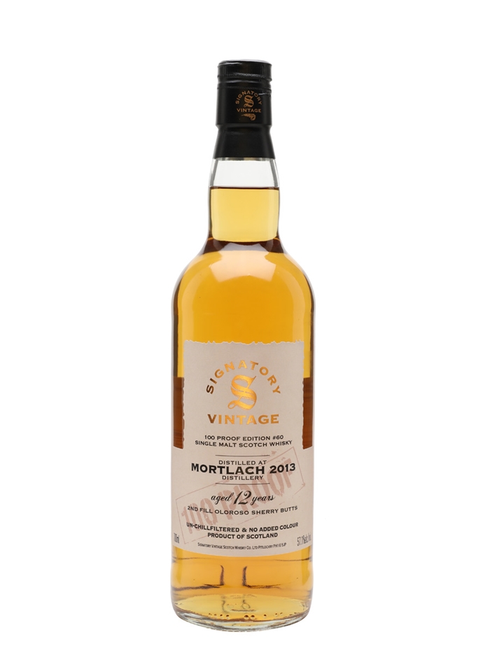 SIGNATORY - MORTLACH AGED 12 YEARS 2013 70CL