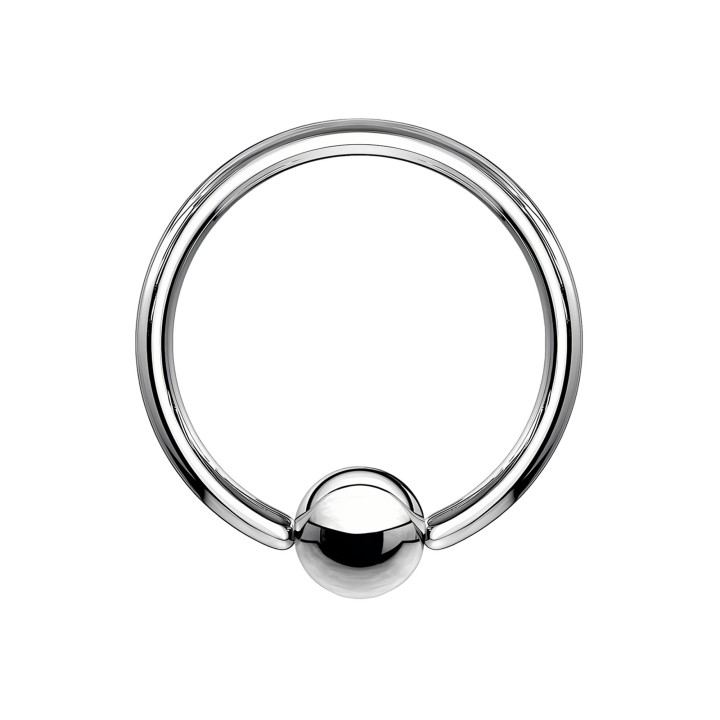 Septum Ring Piercing Jewelry Nose Clicker Daith Earring Hoop - Silver / 14G / 10 mm / 3 mm