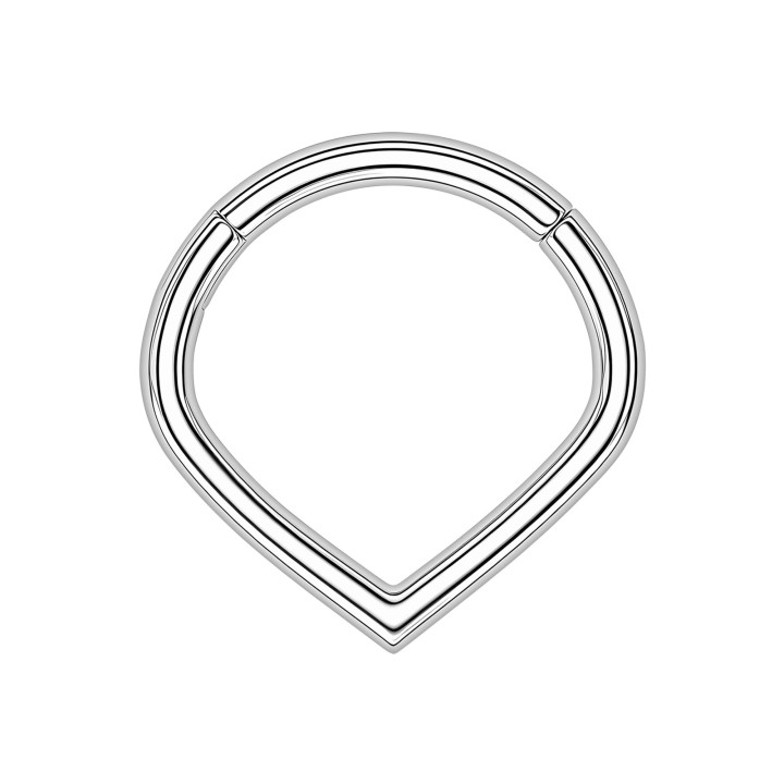 Daith Earring Septum Ring Nose Piercing Jewelry Piercing Hoop - Silver / 16G / 10 mm