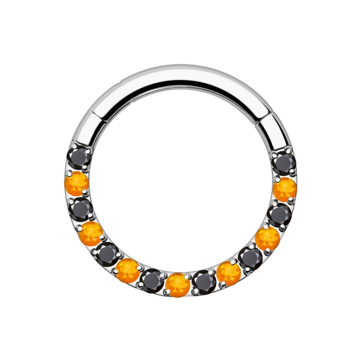 Daith Hoop Piercing Jewelry Nose Septum Earring Ring - Silver / 16G / 06 mm