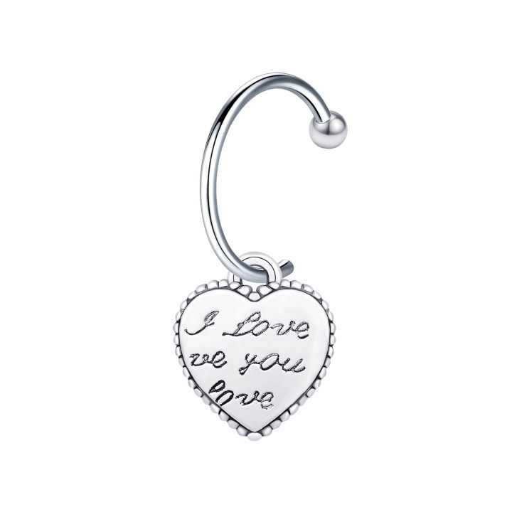 Temporary Faux Cuff No Piercing Jewelry Lip Fashion Lip Ornament - Silver / 18G / 10 mm