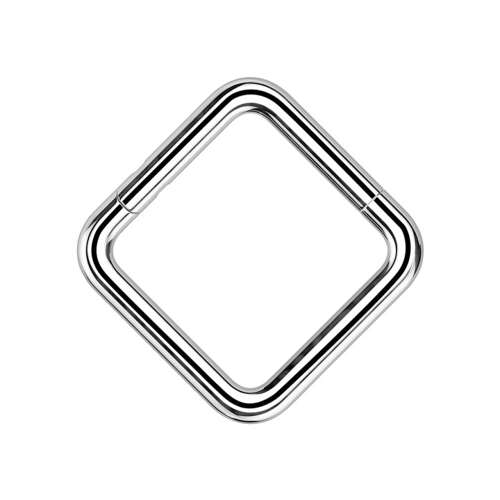 Septum Piercing Daith Earring Nose Ring Piercing Jewelry Hoop - Silver / 16G / 08 mm