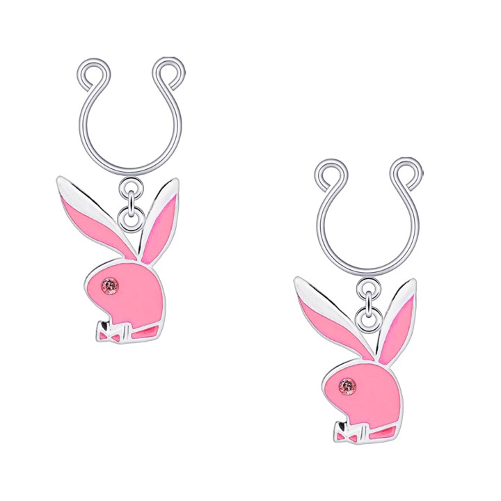 Sexy Jewelry Fake Nipple Ring Decor Intimate Piercing Breast - Silver